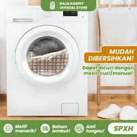 Gambar RAJA - Seprai Ukuran 160x200Cm (QUEEN SIZE)  Motif Geometris Kotak  Bisa Dicuci Berpori Microtex Adem Lembut Nyaman Dikulit BISA COD - SPXH100123 dari Raja Karpet_NEW undefined 5 Tokopedia