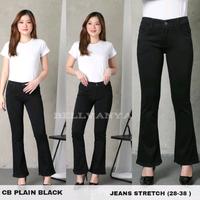 Gambar celana panjang cutbray wanita/celana cutbray jeans wanita/celana cutbray hitam wanita - Hitam pekat, 36 dari Bellvanya_NEW undefined 1 Tokopedia