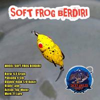 Gambar SOFT FROG BERDIRI 21 LURE 4 CM UMPAN CASTING GABUS - Hijau dari Zacky Angler Shop undefined 1 Tokopedia