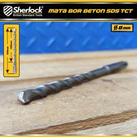 Gambar Mata Bor Beton SDS material TCT panjang 160 mm x diameter 8 mm - 160 mm x 8 mm dari sherlock tools undefined 3 Tokopedia