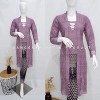 Gambar Kebaya Kutu Baru / Kebaya Tunik / Tunik Brokat / Kebaya Modern / Kebaya tile / Kebaya Favorite / Batik Couple Kondangan Wanita Pesta Lamaran Wisuda Baju Kaos - SILVER, Atasan saja XL dari sangsakabatik_NEW undefined 1 Tokopedia