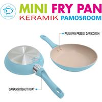 Gambar Pamosroom Mini Frypan Non Stick 16cm Anti Lengket  Wok Pan Mini Sempurna Teflon Marble New - 16 Pink Non Idc, Standar dari pamosroom undefined 5 Tokopedia