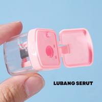 Gambar Aimilo Rautan Serutan Pensil Putar Sharpener Dengan Penutup Rautan Pastel Warna Blue Pink Biru Green Stationery - RANDOM, 1 PCS dari Aimilo Semarang undefined 5 Tokopedia