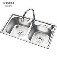Gambar Wastafel cuci piring RINOKS RKS-970F Full Stainles 2 lubang anti karat dari DuniaSanitary undefined 1 Tokopedia