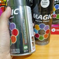 Gambar Diton Magic Warna Standard 300cc Pilox Pilok Cat Semprot Serbaguna Glossy Doff Metallic Putih Hitam Merah Clear Silver Banyak Warna 300ml - MAGIC 184 BLACKDOFF dari Baru Indah undefined 2 Tokopedia