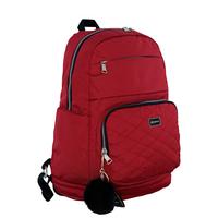Gambar Tas Ransel Sekolah Wanita Season Emboss Square 1 - Merah dari SEASONBAGS undefined 4 Tokopedia