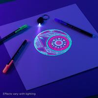 Gambar Sakura Gelly Roll UV Ink Gel Pen Glow In The Dark - BLUE dari Artemedia Shop undefined 5 Tokopedia