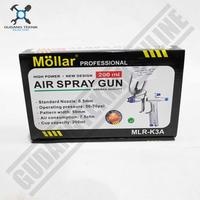 Gambar Air Spray Gun Mollar K3 MLR-K3A - Alat Semprot Cat Mollar K3 Nozzle 0.5mm tabung atas dari Indo Teknik 77 undefined 4 Tokopedia