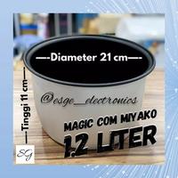 Gambar ORIGINAL PANCI MIYAKO MAGIC COM TINGGI 11 CM 1.2 L MCM 512 MCM 612 PANCI TEFLON RICE COOKER MIYAKO - 1.2L T11cm, Miyako dari esge electronics undefined 3 Tokopedia