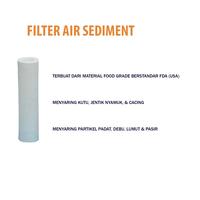 Gambar Paket Filter Air Kran Sedimen 10" 1 tahap / Filter Air Tandon / Toren - Bening/Indoor, Kinnoyama dari Toko Filter Air KINNOYAMA undefined 5 Tokopedia