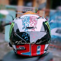 Gambar helm nhk mark1 repaint pabio quartararo Motorcycle - Putih, XL dari boomshophelm01 undefined 5 Tokopedia