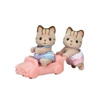 Gambar Mainan Koleksi Sylvanian Families Striped Cat Twins New dari Play2learn Indonesia undefined 2 Tokopedia