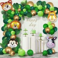 Gambar GeeParty Jungle Safari Hewan Dinosaurus Balon Garland Set Arch Kit Untuk Perlengkapan Dekorasi Pesta Ulang Tahun Anak - 134pcs balon arch dari GeeParty.id undefined 4 Tokopedia