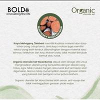 Gambar Bolde Organic Utensil Set 3 Pcs Wood Series - Spatula Set Kayu - Warna dari serbaada rezky undefined 4 Tokopedia