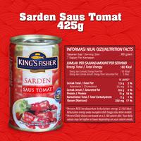 Gambar King's Fisher Sarden saus tomat 425g Makanan Kaleng kings fisher dari Kingsfisher undefined 4 Tokopedia