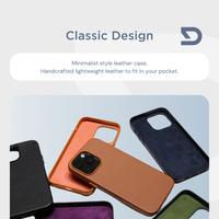 Gambar Premium Leather Case Phone 11 12 13 14 Pro Max Plus Casing Kulit Luxury Cow Hide - Jet Black, iPhone 11 dari Digipac Indonesia undefined 5 Tokopedia