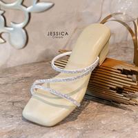Gambar Damelia Melstore jkt Sandals heels wanita Jessica DAMELIA MELSTORE JKT OFFICIAL SHOP - hitam, 36 dari Damelia Melstore Jkt undefined 2 Tokopedia