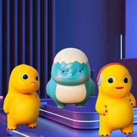 Gambar Mainan Squishy Nailong Dino Kuning Cute Nailong Squeezing Toy Mainan Squishy Lembut - 1 set 3pcs dari FUNCREW INDONESIA undefined 1 Tokopedia
