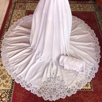 Gambar Mukena kerancang bukittinggi Bordir Putih Muslim Dewasa - Putih dari athallahbordir undefined 2 Tokopedia
