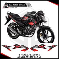 Gambar Striping Cb 150R Old V1 Tricolor Bmw / Sticker Honda Cb150r Lama Versi Pertama / Aksesoris Stiker Motor Cb 150 r old Motorcycle - Putih dari AllMotor Decals undefined 3 Tokopedia