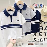 Gambar Diego Polo Top | Top Anak Laki Laki | Baju Anak Laki Laki | Kemeja Polo Anak Laki Laki - Grey, 100 dari Petitetoes ID undefined 1 Tokopedia
