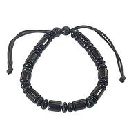 Gambar Gelang Serut Batu Giok Hitam Asli China Tabung 2 Pipih 6mm - VeE dari Vee Jewelry Store undefined 4 Tokopedia