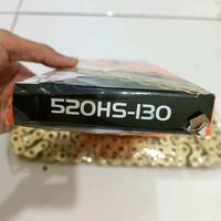 Gambar Rantai Motor 520 Warna Emas Gold Untuk KLX CRF YZ KX KTM Ninja 250 Tiger R250 Motor Trail Motor Sport ukuran 520HS/520HPO O-RING 120L/130L TK Racing Kendaraan Motorcycle Sparepart - 520HS - 130L dari CRR PARTS undefined 3 Tokopedia