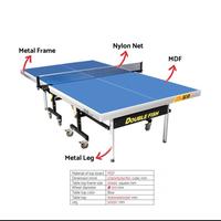 Gambar Meja Pingpong Tenis Meja Merk Double Fish 233 Original Import dari Gema Sports undefined 4 Tokopedia