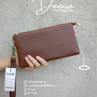 Gambar Vast Galeri - Dompet Wanita Murah DANISA POUCH Polos By Inoe Dompet Kulit PU Hitam waterproof Casual - PINK dari Vastgaleri_NEW undefined 5 Tokopedia