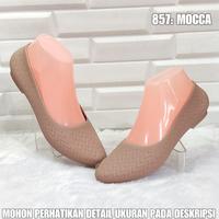 Gambar FAUSTINE - Sepatu Jelly Wanita - Flat Shoes Simple Elegan – Ringan, Lentur, Anti Slip! 857 C - Grey, 37 dari Faustineshop89 undefined 3 Tokopedia