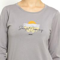 Gambar Cressida Doodle Baju Kaos Wanita Lengan Panjang  Abu Abu - Ylbdl.hb087g dari Cressida undefined 5 Tokopedia