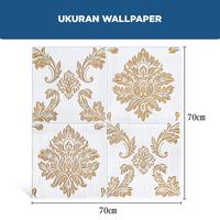 Gambar Wallpaper Dinding Foam Batik Sultan More High Quality / Wallfoam 3D tebal 5mm aluminium stiker kertas - MT5-B dari Paus Biru Indonesia undefined 2 Tokopedia