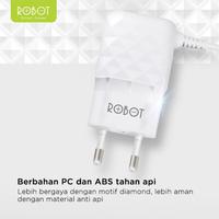 Gambar ROBOT RT-K5 Charger Robot RT-K5 Original Dual USB 2A Fast Charging Adaptor Casan Kepala Charger Robot RTK5 Triple Port 3 Port Micro USB Bisa Cas 3 HP Charger Robot Fast Charging Garansi Resmi 1 Tahun - Not Specified dari jadistore undefined 5 Tokopedia