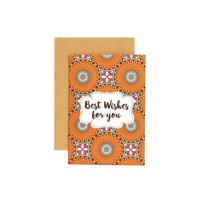 Gambar Kartu Ucapan Harvest Batik - Best Wishes For You - - dari Harvest goods undefined 1 Tokopedia