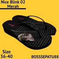Gambar Ando Nice Blink 02 Sandal jepit Wanita Dewasa Ukuran 36-40 - Merah, 36 dari Bosssepatu88_NEW undefined 1 Tokopedia