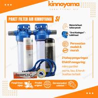 Gambar Paket Filter Air Kran Sedimen 10" 1 tahap / Filter Air Tandon / Toren - Bening/Indoor, Kinnoyama dari Toko Filter Air KINNOYAMA undefined 1 Tokopedia