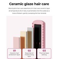 Gambar 【Exclusive Jordi Onsu】STYPRO Wireless Hair Straightener Pink +  [FREE GIFT]  Hair Comb*1+Hair Clip*1+ Hair Roller*1+DIY Sticker*1 - Pink dari STYPRO.ID undefined 4 Tokopedia