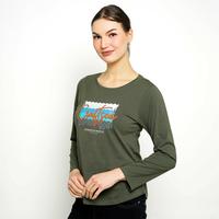Gambar Cressida Doodle Baju Kaos Wanita Lengan Panjang  Hijau - Ylbdl.hb085j dari Cressida undefined 2 Tokopedia