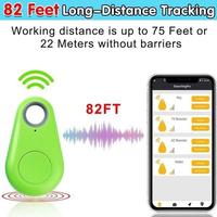 Gambar Smart Tag GPS Tracker Bluetooth Anti Lost / Alat Pelacak Barang Hilang Wireless Key Finder Pink Biru 0134 - 1# Itam dari Pet Treasure Official Store undefined 5 Tokopedia