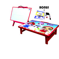 Gambar Satu set meja belajar lipat karakter plus papan tulis anak dengan penyangga bisa di hapus gratis buku pensil penghapus dan serutan Kayu Mainan Toys - spiderman dari gallery nafisah undefined 1 Tokopedia
