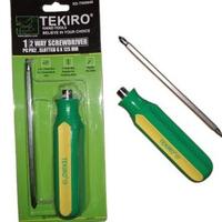 Gambar TEKIRO Two Ways Screwdriver (Obeng Dua Arah) SD-TW0849 dari Drill&Co undefined 2 Tokopedia