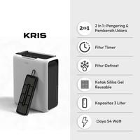 Gambar AZKO Kris 0.5 ltr Dehumidifier 2 In 1 - Putih dari AZKO ID undefined 3 Tokopedia