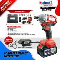 Gambar KODENKI CIW101 Mesin Impact Wrench Cordless Brushless Baterai Charger dari Indah Jaya Tools undefined 1 Tokopedia