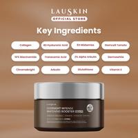 Gambar Lauskin Overnight Intense Whitening Lotion - Hyaluronic Niacinamide - Memutihkan Cerah Lauskin - 1 Pcs dari Skincare Keliling undefined 4 Tokopedia