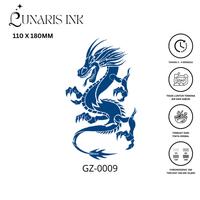 Gambar Tato Temporer Naga Tribal 19 | Tatto Temporer Alami Semi Permanen -Lunaris Ink - GZ-004 dari Lunaris Ink undefined 3 Tokopedia