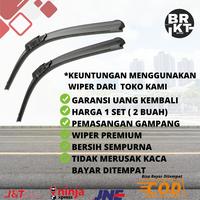 Gambar wiper mobil frameless sepasang isi 2Pcs untuk semua jenis mobil wiper kaca mobil wifer mobil banana Blade Kaleng Karet Kendaraan - JENIS LAIN DI NOTE dari BRKT MOTOR undefined 2 Tokopedia