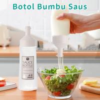 Gambar Vixplorn Sauce Squeeze Bottle Free Sticker Label/Botol Bumbu Dapur Dengan Model TerBalik/Tempat Minyak Saus Dengan Tutup Bunga - 250ML dari Vixplorn undefined 1 Tokopedia