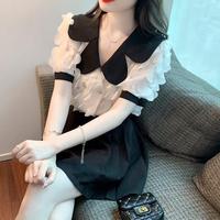 Gambar TM 2275 Atasan Fedellin Double Breated dari YUN COLLECTION_NEW undefined 4 Tokopedia