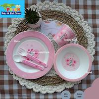 Gambar Feeding Set Baby BPA FREE | Peralatan Makan Bayi | Alat Makan Bayi MPASI Set - BIRU dari Palem Baby and Kids Shop undefined 2 Tokopedia