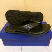 Gambar Sandal full kulit pria asli cibaduyut bandung Sendal - hitam, 43 dari GANSAROFFICIAL undefined 2 Tokopedia